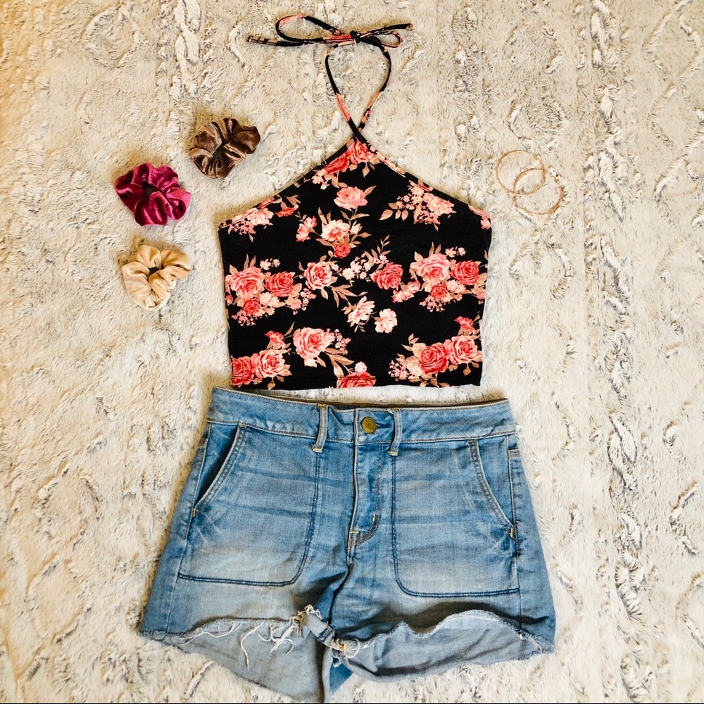 American Eagle Stretch Jean Shorts 🦅✨